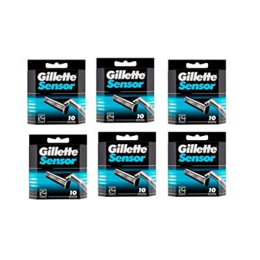 Imagem de Gillette Cartuchos de sensor masculino 10 unidades (pacote com 6)