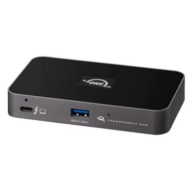 Imagem de OWC Estação de ancoragem Thunderbolt Hub, cinza/preto, Thunderbolt 4, USB-A