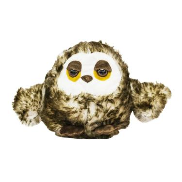 Imagem de Chaveiro Coruja Olhos Semi Abertos 13cm - Pelúcia