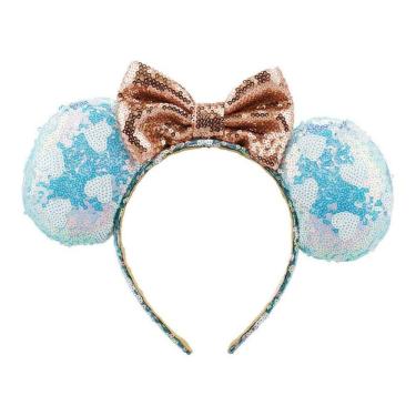 Imagem de Tiara Lacinho Azul Minnie Adulto Infantil Festa Aniversário