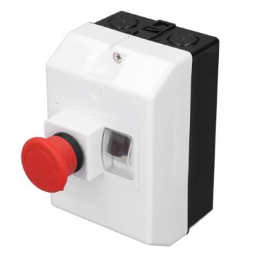Imagem de Disjuntor de Motor à Prova D'água, Protetor de Motor, Fiação Segura 230-690V 1,6-2,5A, IP55, AC3, Botão de Parada, Luz de Sinalização, para Cargas Resistivas, Capacitivas e