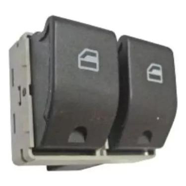 Imagem de Interruptor botão duplo vidro eletrico gol/parati/saveiro/polo/fox/cro