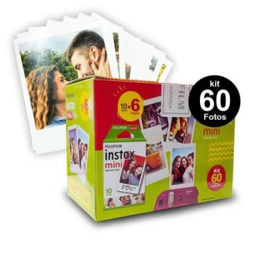 Imagem de Filme Instax Mini 60 Fotos + Rápida 312,91 - Fujifilm