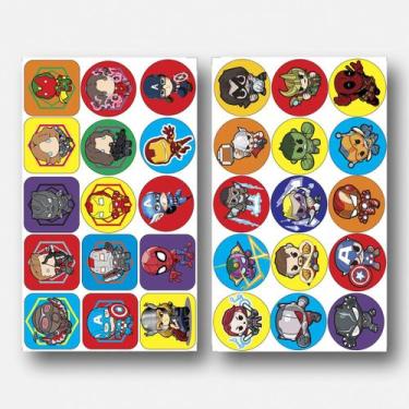 Imagem de Adesivo Autocolante Stickers Kids Infantil Coleção 3 - Império da Impr