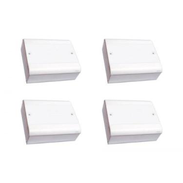 Imagem de Kit C/4 - Caixa Passagem Pvc Perlex Externa 18X22X08   2908