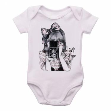 Imagem de body nenê criança roupa bebê Fotógrafo love what you do - Empório Dutr