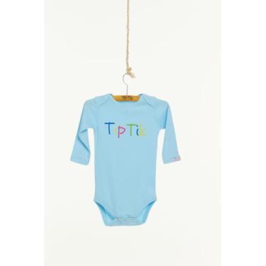 Imagem de Body Infantil TipTiK Manga Longa - Tip Tik, Azul, G