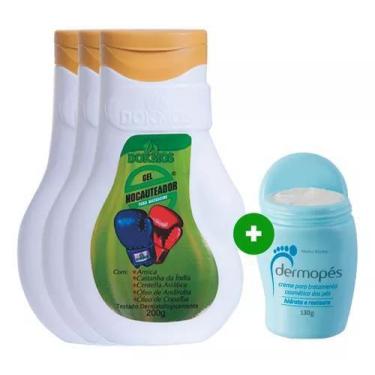 Imagem de kIT 3 Gel de arnica NOCAUTEADOR para dor no corpo + Creme para rachadu