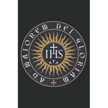 Imagem de Ignatius of Loyola Society of Jesus Catholic Premium: My Prayer Map Journal 6" x 9", 120 Pages for Writing & Notes, for Girls and Women, Memo Diary Subject Notebooks Planner.