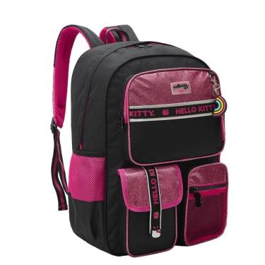 Imagem de Mochila Infantil De Costas Escolar adolescente Hello Kitty Original-Unissex