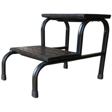 Imagem de Escada Escadinha Para Obeso 2 Degraus Maca e Depilação Estética Cor Pr