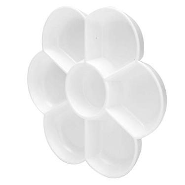 Imagem de 7 Buracos Em Forma de Ameixa Paleta Arte Desenho de Pintura de Pintura para Pintura Aquarela de óleo 1. Feito de Alto Qualidade de Pintura de Pintura de Pigmentação Suprimentos de água Drawercolor