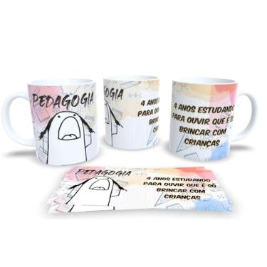 Imagem de Caneca de Porcelana Personalizada Profissões Com Frases Engraçadas, Divertidas e Deboche (Pedagogia)