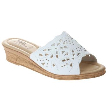 Imagem de Sandália feminina Spring Step Estella Fashion Wedge Slide, Branco, 6.5-7