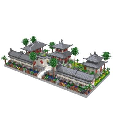Imagem de Kadablk Arquitetura Estilo Chinês De Jardim Suzhou (Conjunto 1# Pátio Frontal) Micro Bloco, Conjunto Clássico Famoso De Blocos De Construção, 4222 Peças Para Adultos E Crianças