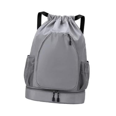 Imagem de simhoa Mochila de tênis, bolsa de raquete de tênis, mochila esportiva, bolsa de raquete de badminton, Cinza