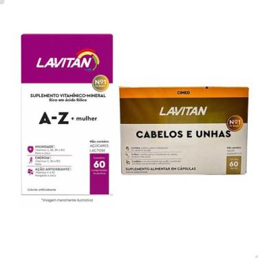 Imagem de Kit Lavitan Mulher + Cabelos e Unhas - 60 capsulas - Cimed