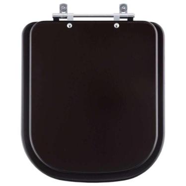 Imagem de Assento Sanitário Piano Marrom Fosco Para Bacia Deca - Pontto Lavabo