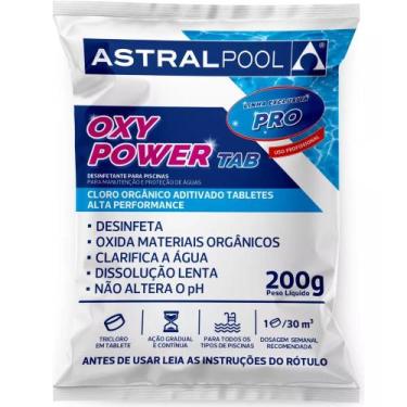 Imagem de Cloro para piscina oxypower tablete 200g astralpool