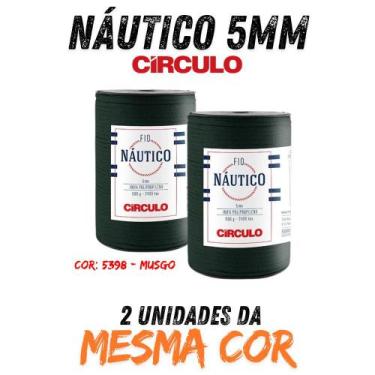 Imagem de FIO NÁUTICO 5MM circulo 500g KIT C 02 UN, 5398 - MUSGO