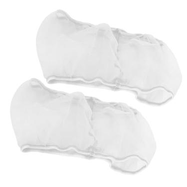 Imagem de ZJchao Capa de Gaiola de Pássaro, 2pcs Ajuste Ajustável Banda Elástica de Poliéster Mesh Gaiola Capa Universal Acessórios de de Pássaro Apanhador de Sementes de Forro para para (S)