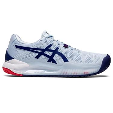Imagem de ASICS Tênis feminino Gel-Resolution 8, Céu macio/azul mergulho, 6