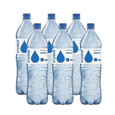 Imagem de Kit 6 Garrafas de Água sem Gás Crystal 1.5 Litros - Cristal