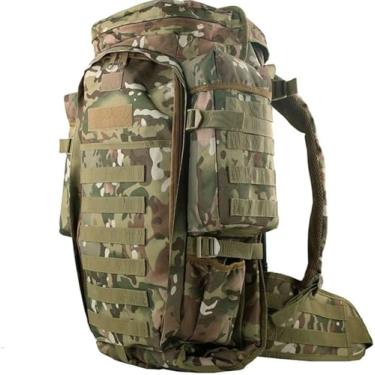 Imagem de Mochila Tática, Mochila Tática Militar De Grande Capacidade Para Homens, Bolsa De Assalto, Mochila Para Caderno De Montanhismo Para Caminhadas Bolsa De Sobrevivência, A