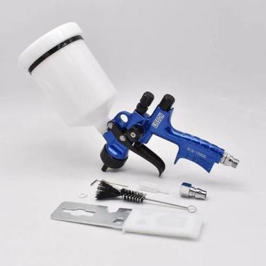 Imagem de Pistola De Pintura Leve LVLP 1500C Com Kit De Bico De Agulha De 1,3 Mm