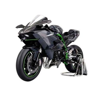 Imagem de Moto Kawasaki Ninja H2R miniatura escala 1:9 - Brinquedo