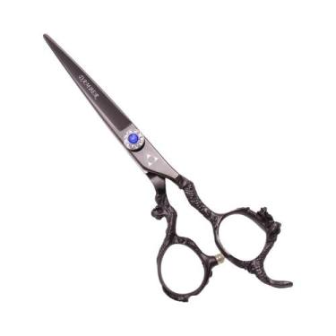 Imagem de Tesoura Profissional 5.5 6 Para Corte De Cabelo 440C, Tesoura De Barbe