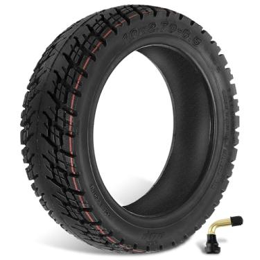 Imagem de GLDYTIMES Pneu de aspirador off-road sem câmara de 10 x 2,75, 25 x 6,5 cm, serve para Speedway Dualtron Joyor Titan Segway Gotrax Mten3 Okai Beetle Hitway H5 Scooter elétrico/gás Scooter de equilíbrio