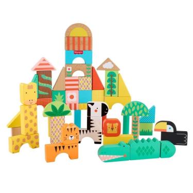 Imagem de Fisher-Price Animaizinhos da Selva de Madeira - Mattel