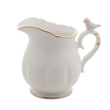 Imagem de Leiteira 230 ml de porcelana Birds Wolff - 18136