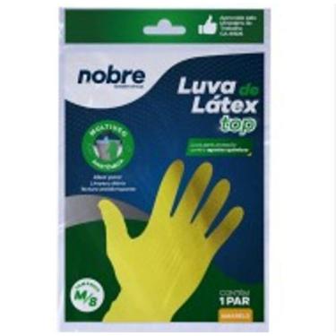 Imagem de Luva De Borracha/Latex Top M Amarela Ca 41506 - Nobre