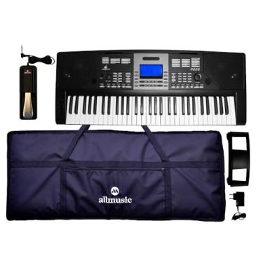Imagem de Kit Teclado Pegasus P222 + Capa/Pedal/Fonte/Porta Partitura