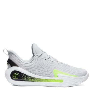 Imagem de Under Armour Tênis de basquete masculino Curry 12 Gravity para adultos, Cinza, preto, branco, 38 BR