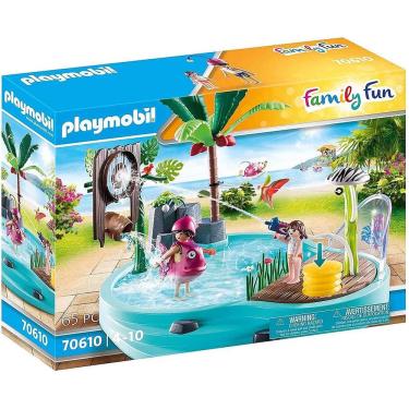 Imagem de Playmobil - Piscina Pequena Esguicho Água - Family Fun - 70610