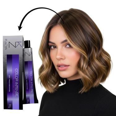 Imagem de Tinta de cabelo Coloração Loiro escuro 6.0 Kaizen Coloração