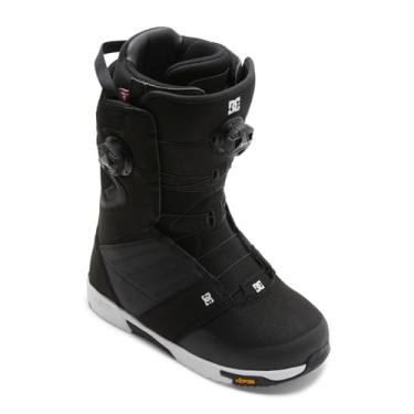 Imagem de DC Shoes Botas de snowboard masculinas Judge BOA - Bota de snowboard estável microajustável com forro isolado e palmilha moldada - Preto/Preto/Branco, 12