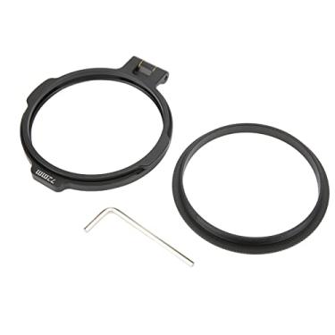 Imagem de QANYEGN Suporte do filtro de lente, anéis de adaptador de lentes de vários tamanhos, lente de lentes de liga de alumínio Rings de filtro para lentes de grande angular, lentes primá (72mm)