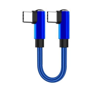 Imagem de Cabo USB Tipo C Para Tipo C De Carregamento Rápido 66W Com Conector Em