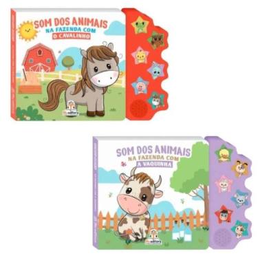 Imagem de Kit Som Dos Animais: Cavalinho + Vaquinha (2 Vol ) - Kit de Livros, 3