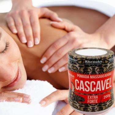 Imagem de Pomada Cascavel Extra Forte Rhenuks Massagem Corporal 200g