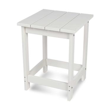Imagem de Mesa lateral Shine Adirondack, 38 cm, branca