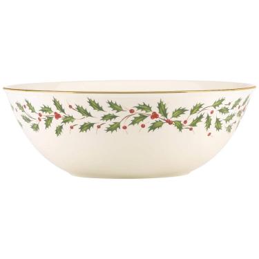 Imagem de Tigela Natalina com Capacidade de 2L, Material em Porcelana e Formato Redondo, LENOX 83...