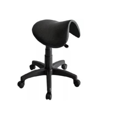 Imagem de Cadeira Mocho Sela Preto Urban Office