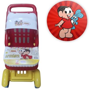 Imagem de Brinquedo Carrinho de Boneca Turma da Monica Tilin 