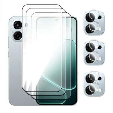 Imagem de Para filme protetor de tela Para OPPO A6 Pro 4G 5G, vidro temperado 6in1 2.5D Full Cover com cola