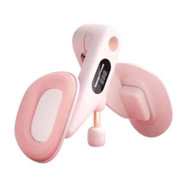 Imagem de Dynwave Exercícios para coxas e quadris, fortalecimento do assoalho pélvico, treino de pernas, aparelho de ginástica leve e ajustável para exercícios de Kegel, Rosa